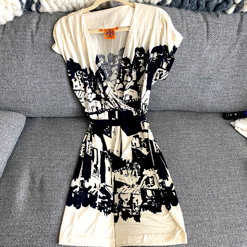 Tory Burch Sz M "Garnet" Wrap Dress
